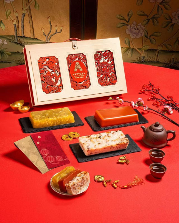 龍天燒臘聯乘香港君悅酒店，以臘味匠心化作賀年糕點臻品